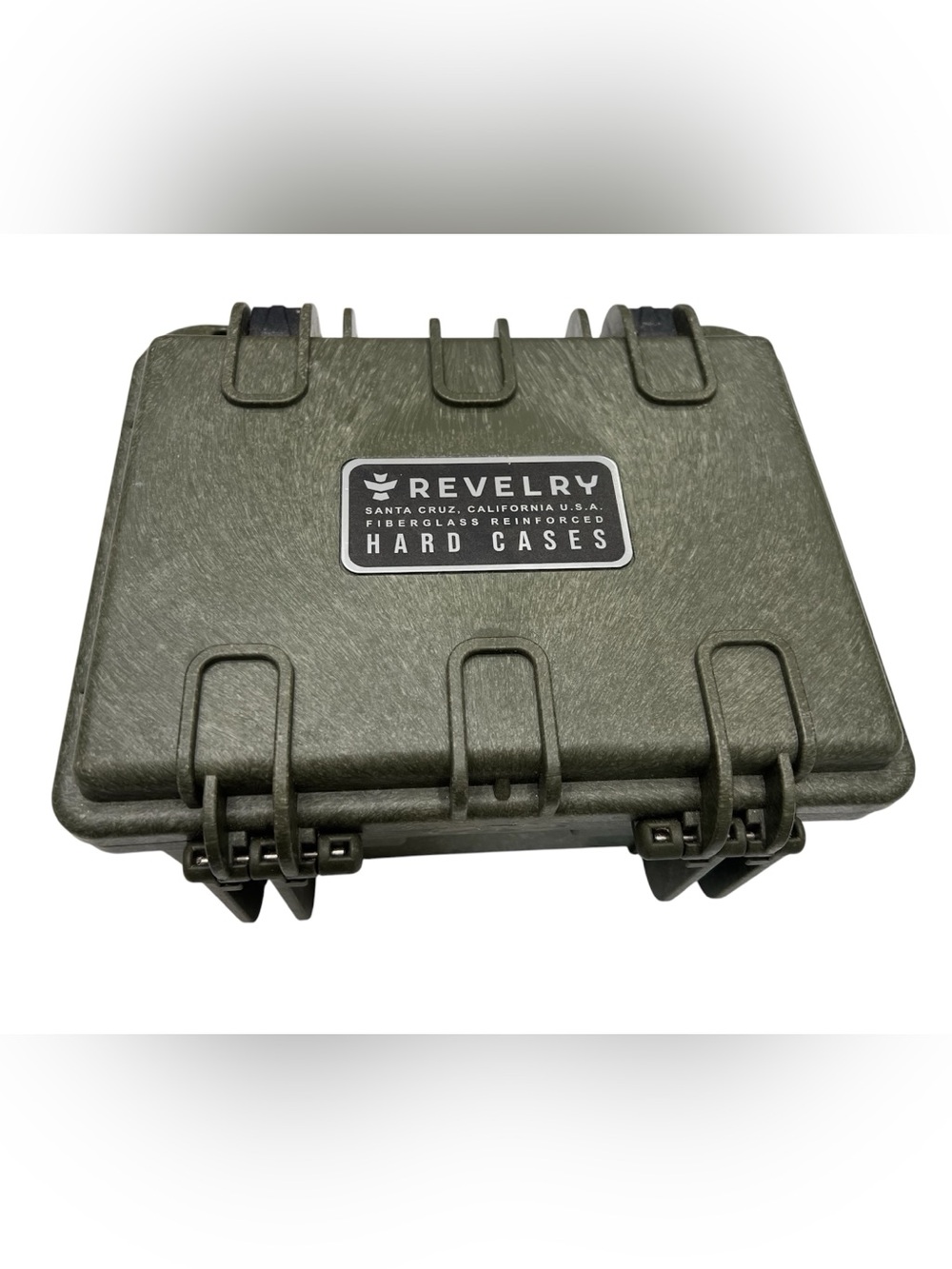 Revelry Olive Green Fiberglass Reinforced Hard Case